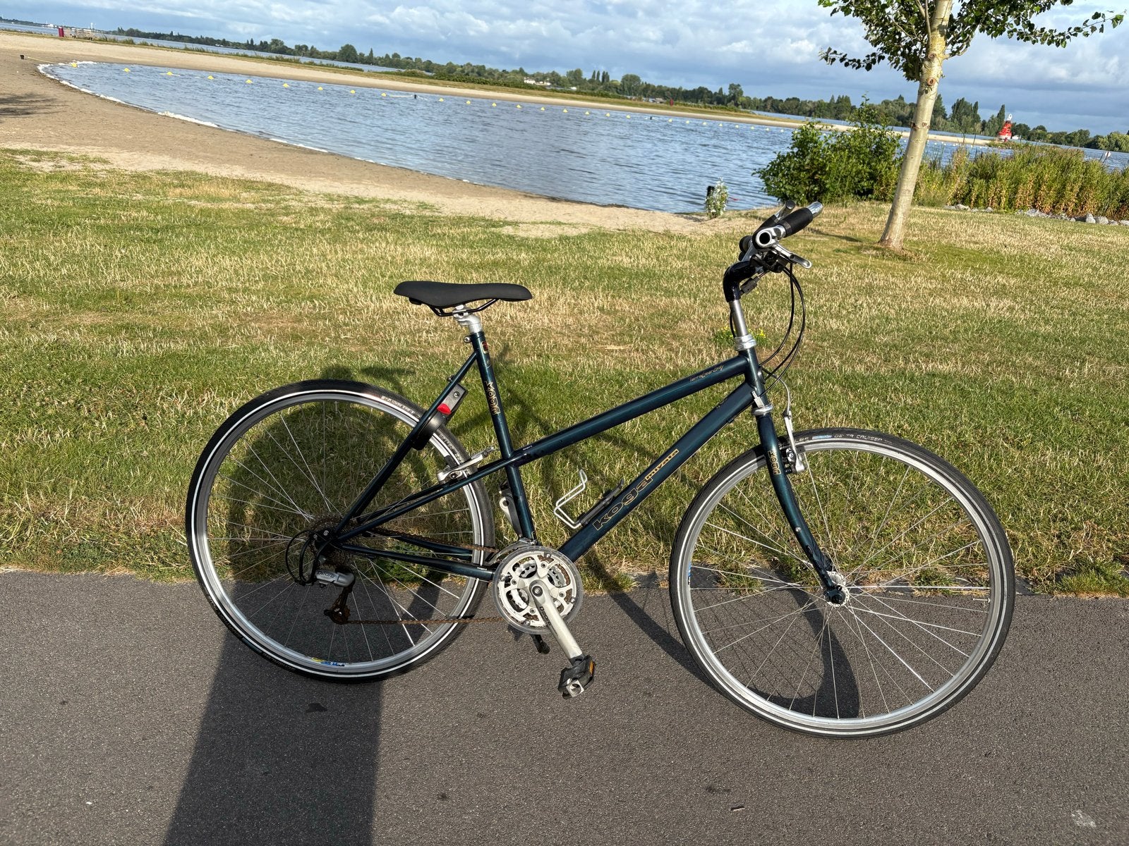 Koga Miyata fiets met Shimano Deore onderdelen, 28 inch, Velgrem, Ophalen of Verzenden, Koga Miyata