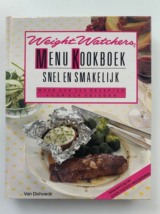 Weight Watchers Menu Kookboek: Snel en Smakelijk, Voorgerechten en Soepen, Ophalen of Verzenden, Zo goed als nieuw, Gezond koken
