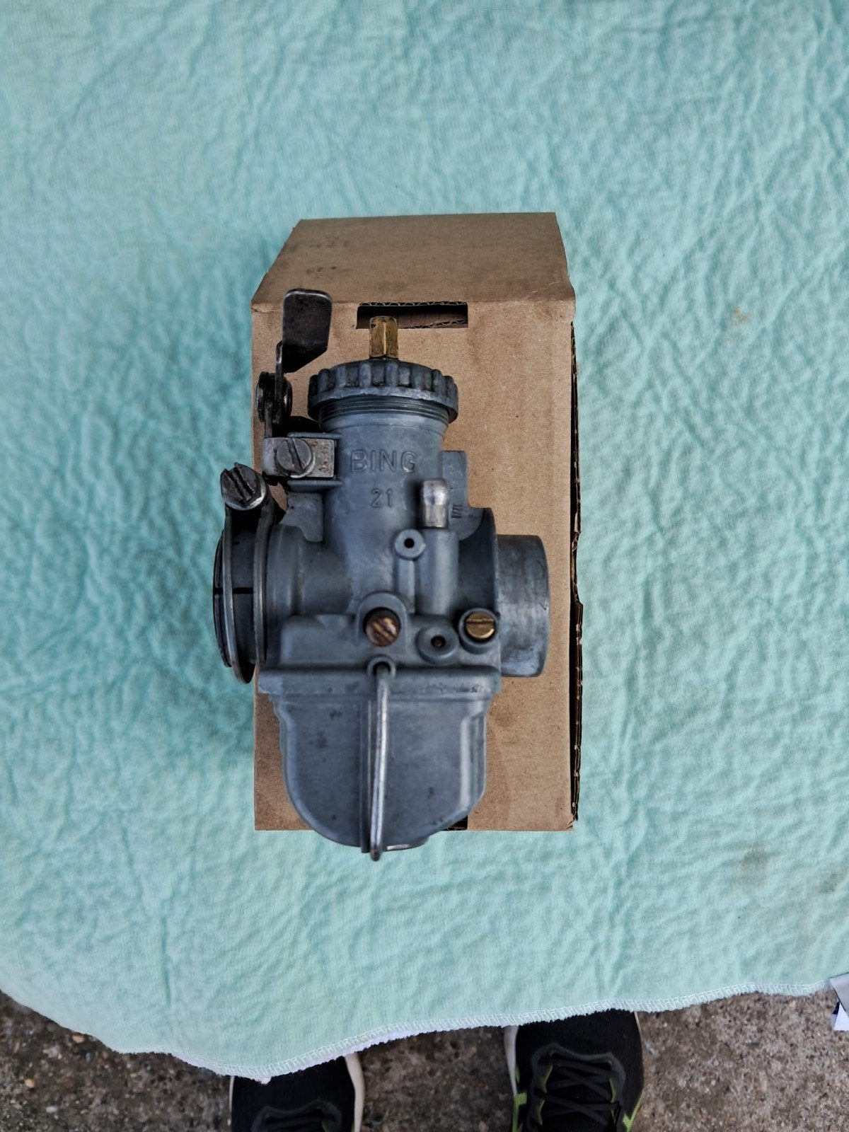 bing 21mm carburateur, Ophalen of Verzenden, Gebruikt, Carburateur