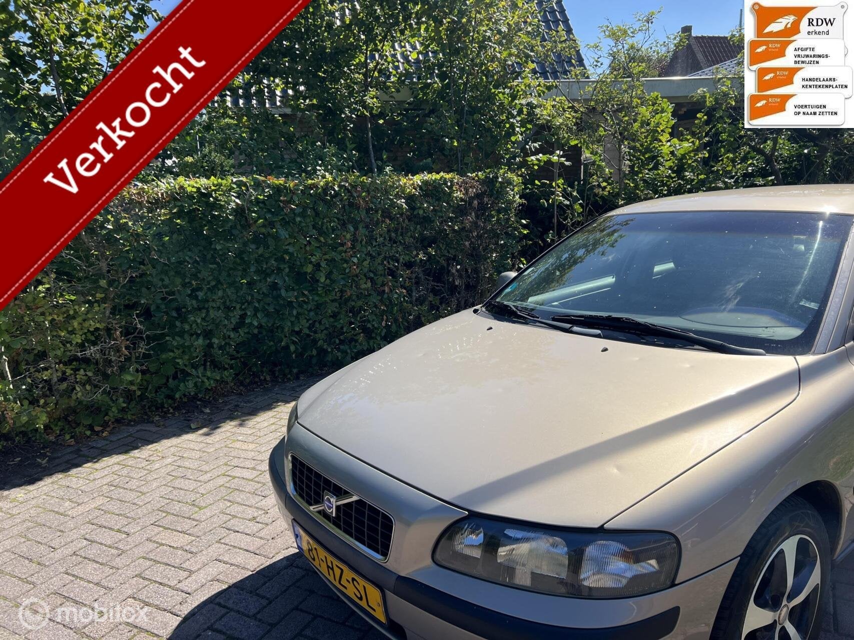 Sportieve Volvo S60 2.4 Edition LPG/G3 bj 2002, Auto's, Voorwielaandrijving, Gebruikt, S60, Beige