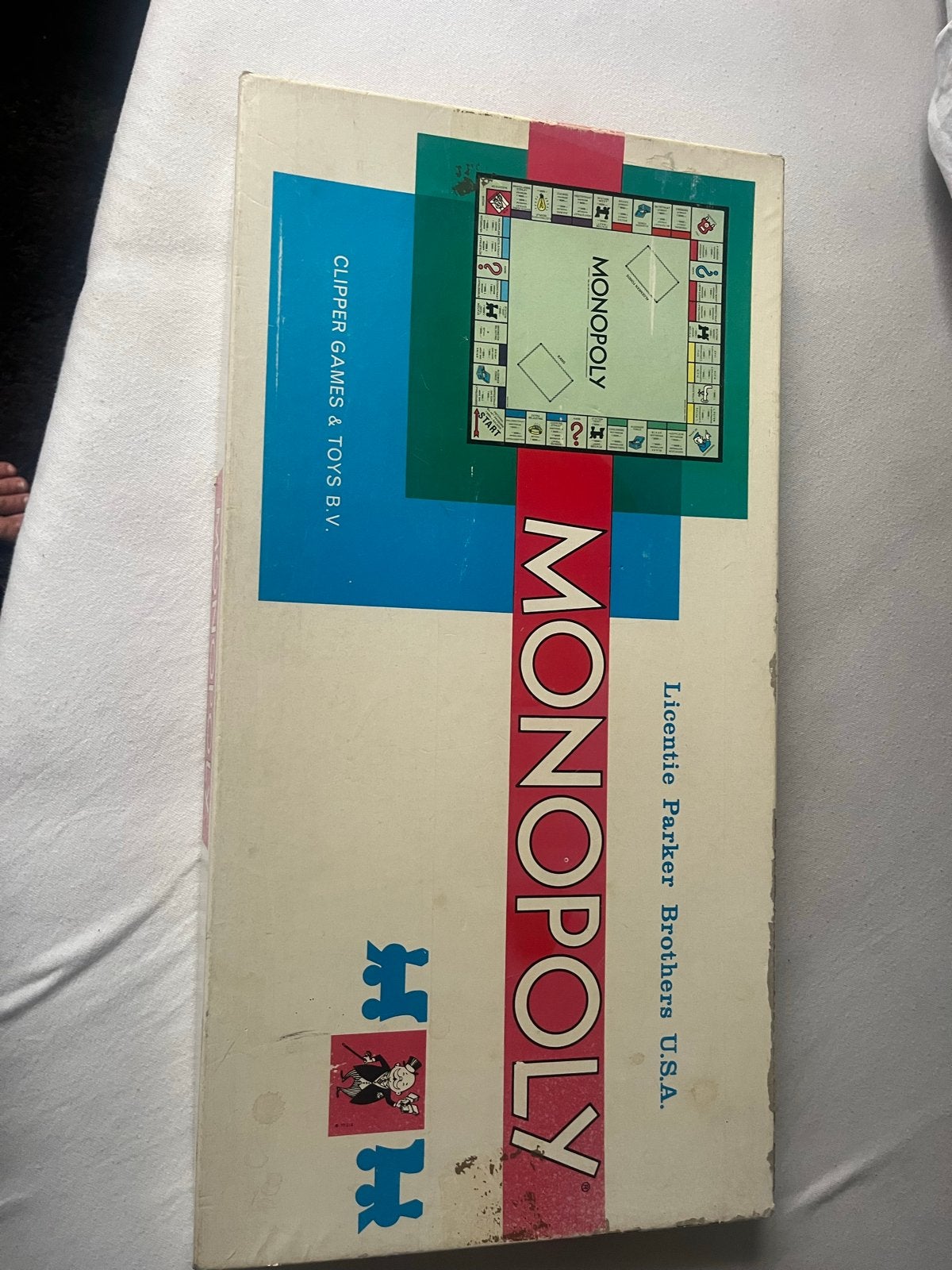 Monopoly Bordspel - Vintage Editie (Clipper Games), Drie of vier spelers, Ophalen of Verzenden, Gebruikt