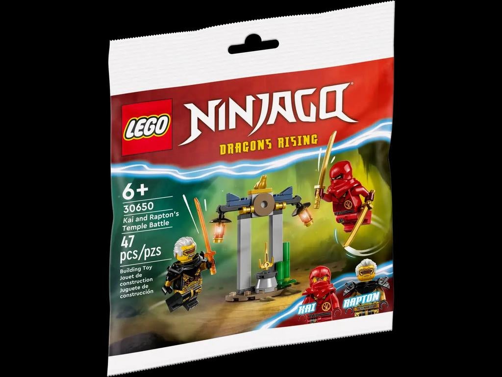 35% Korting op Lego Ninjago 30650 Tempelstrijd van Kai en Ra, Lego, Nieuw, Ophalen of Verzenden, Ongeopend/sealed