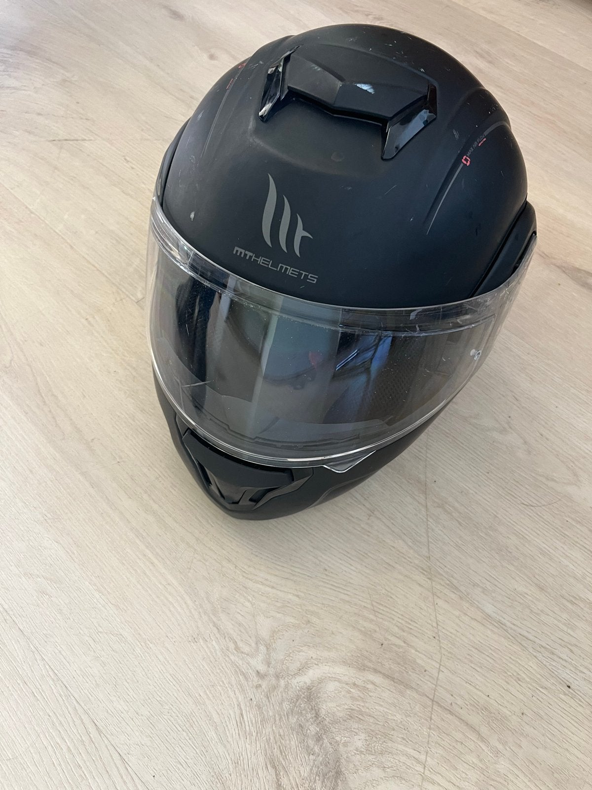 MT Helmets Atom 2 SV - Mat Zwart, Motoren, M, Heren, Integraalhelm, Tweedehands