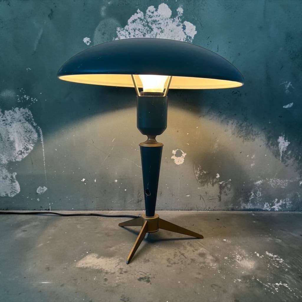 Vintage BIJOU tafellamp / desk lamp Louis Kalff Philips, Ophalen