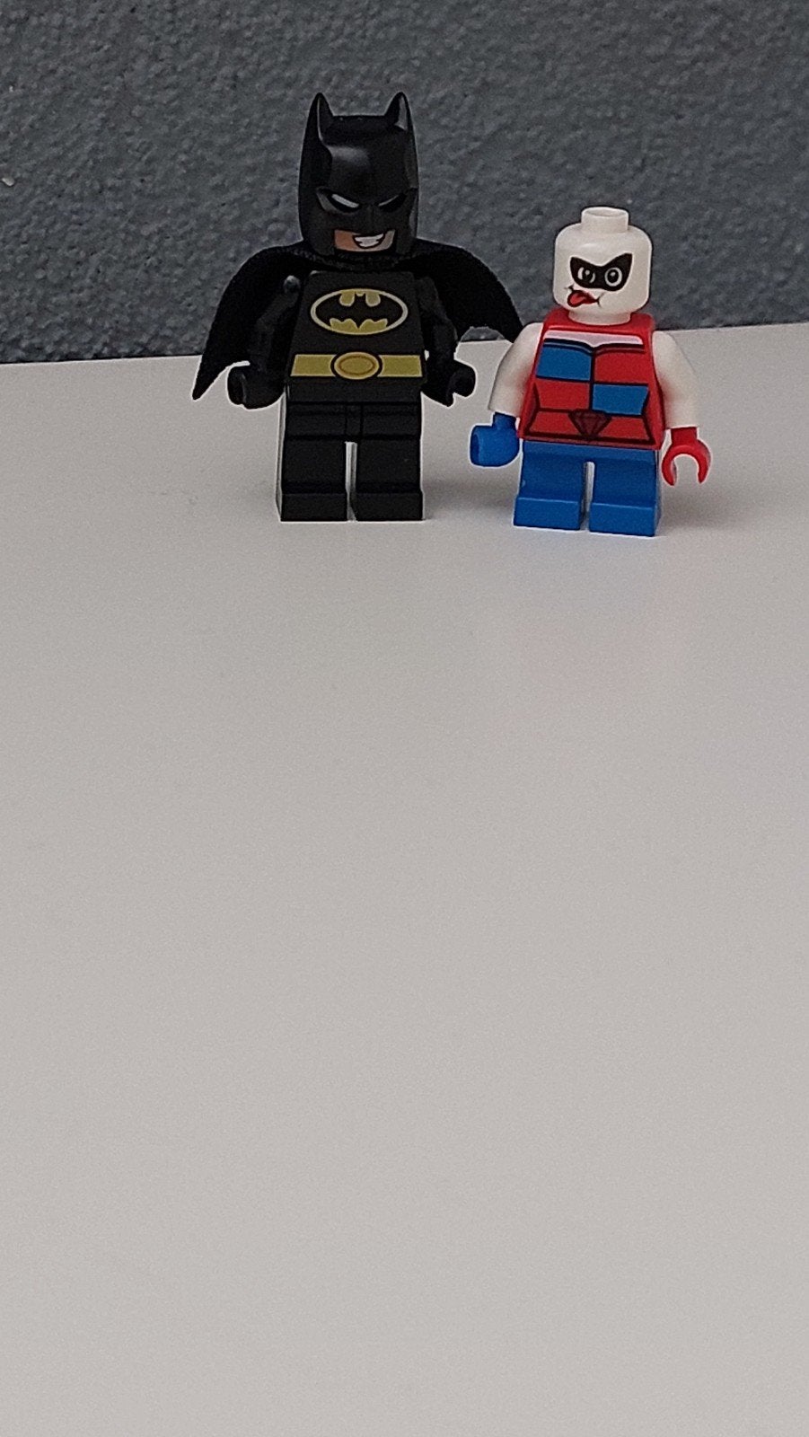 Minifiguur Batman en Harley Quinn, Ophalen of Verzenden, Gebruikt, Minifiguur, Lego