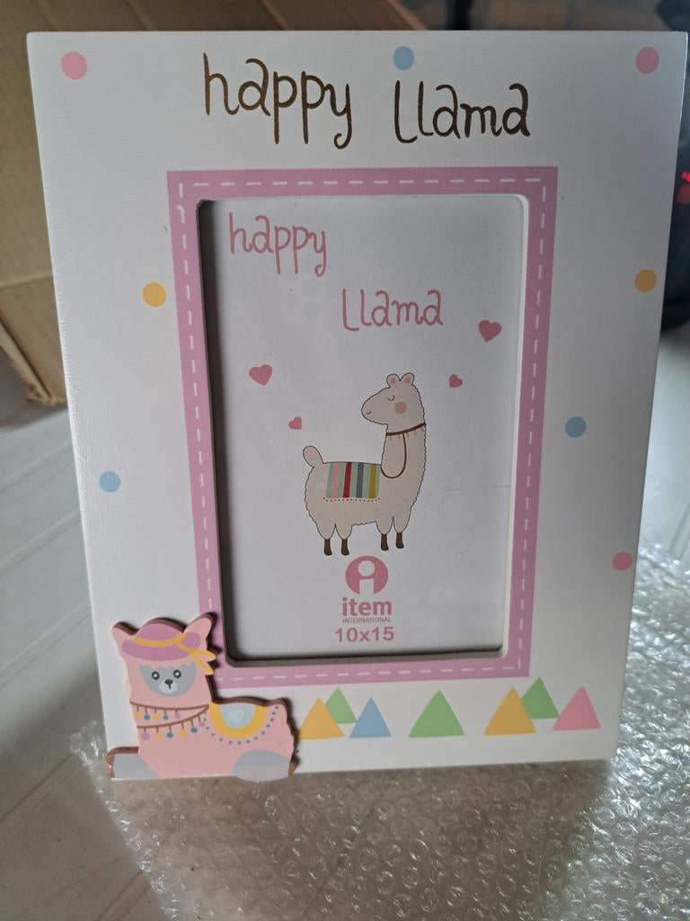 Fotolijst Happy Llama 10x15, Ophalen of Verzenden