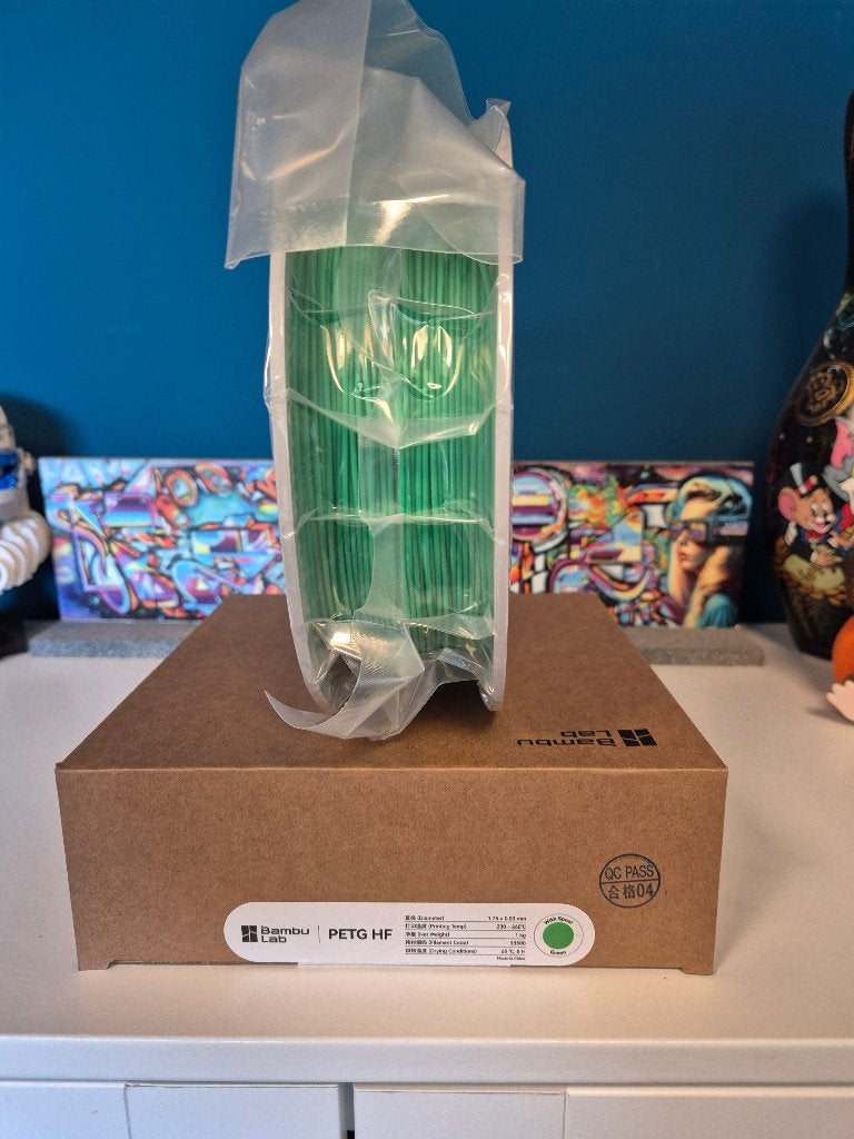 Bambu Lab PETG HF - Green (1kg incl. Spoel) Laatste spoel, Computers en Software, Ophalen of Verzenden, Nieuw, Filamentrollen