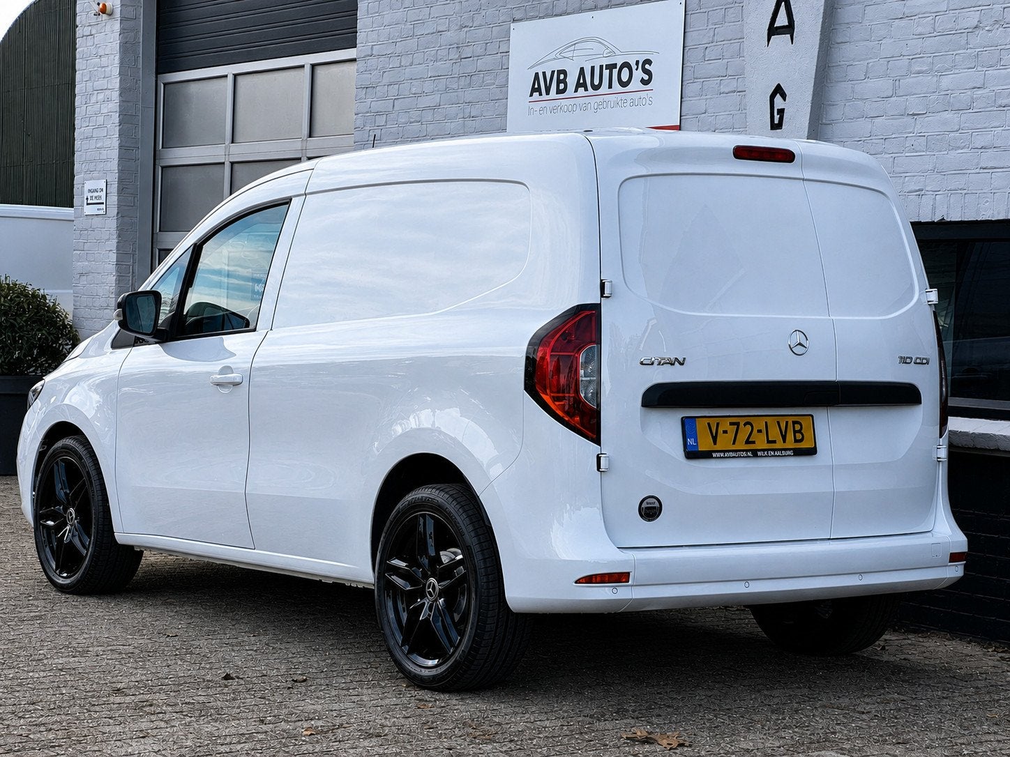 Mercedes-Benz Citan 110 CDI L1 Base Airco PDC LM Velgen, Voorwielaandrijving, Stof, Gebruikt, Zwart