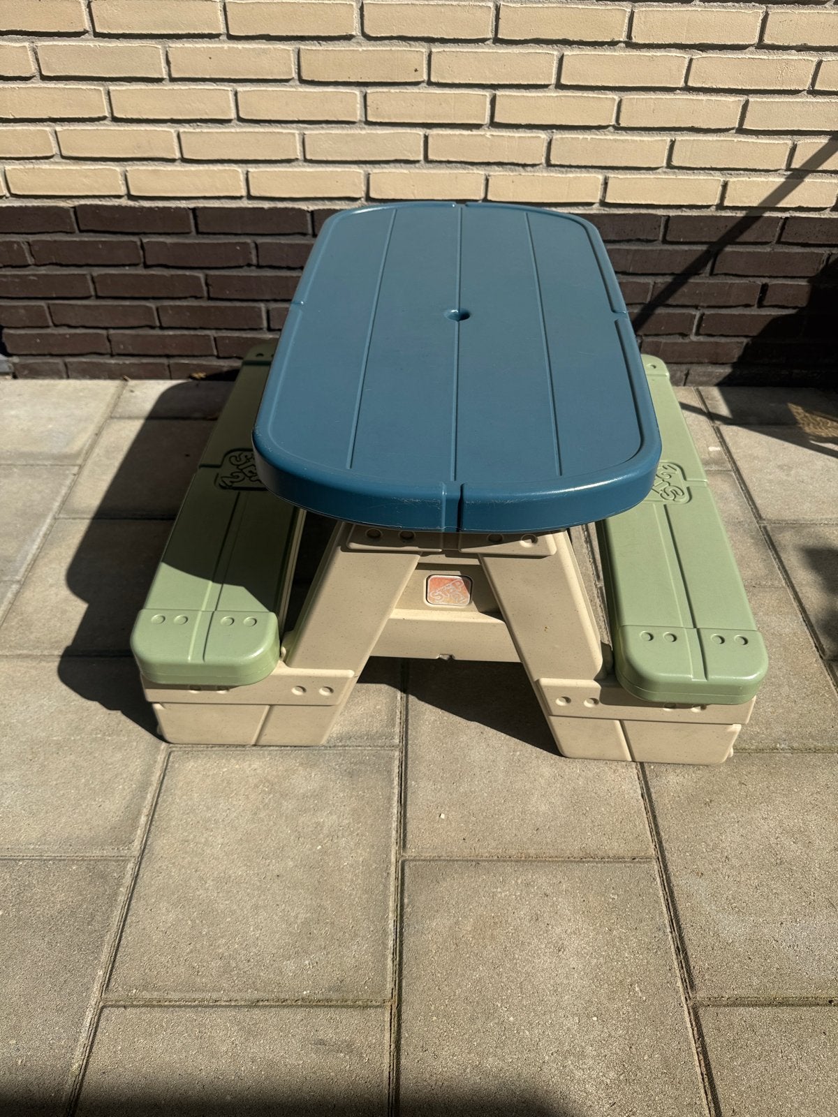 Step2 Picknicktafel voor kinderen - Gebruikt, Tuin en Terras, Picknicktafels, Gebruikt, Rechthoekig, Overige materialen, Kinderpicknicktafel