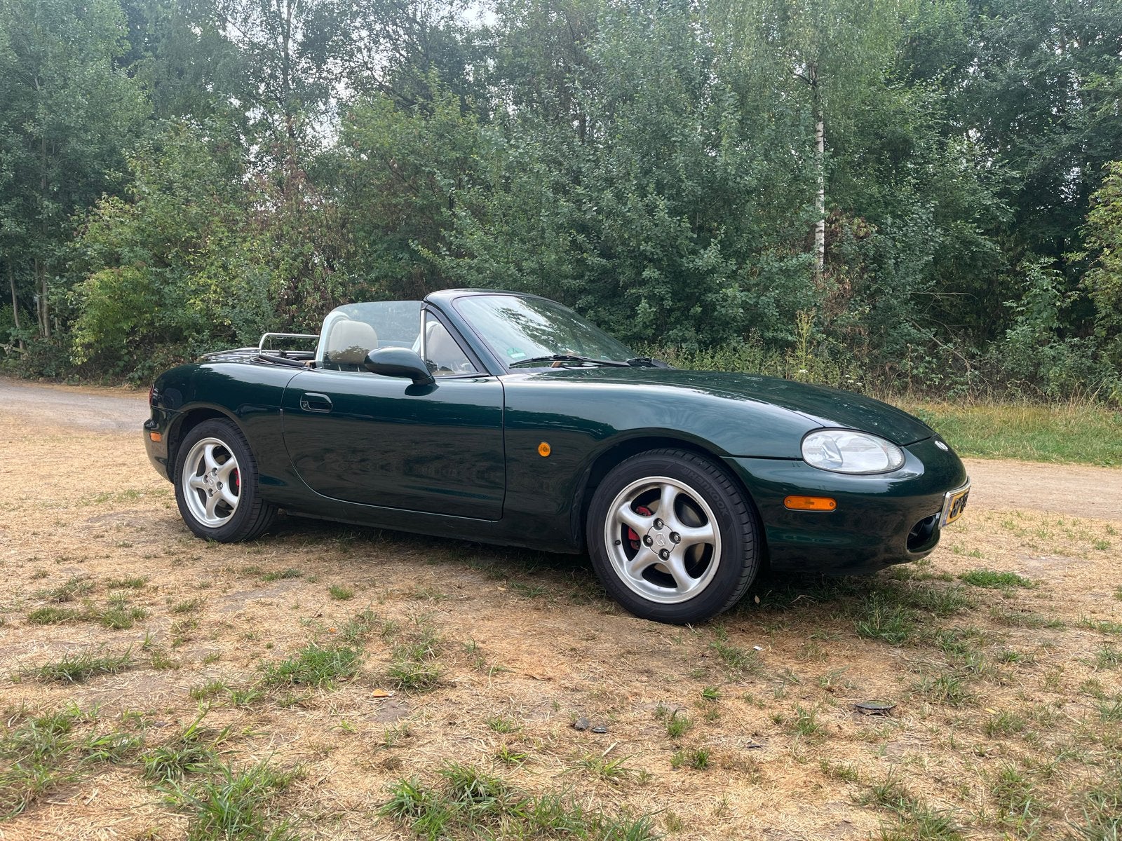Mazda MX-5 NB 1.6 I 1998 Groen, Auto's, Achterwielaandrijving, 40 €/maand, 4 cilinders, Cabriolet