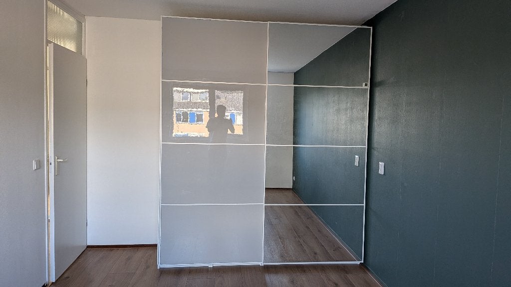 IKEA PAX kledingkast – 200 * 236 * 58 cm met spiegel, Gebruikt, 150 tot 200 cm, 50 tot 75 cm, Ophalen