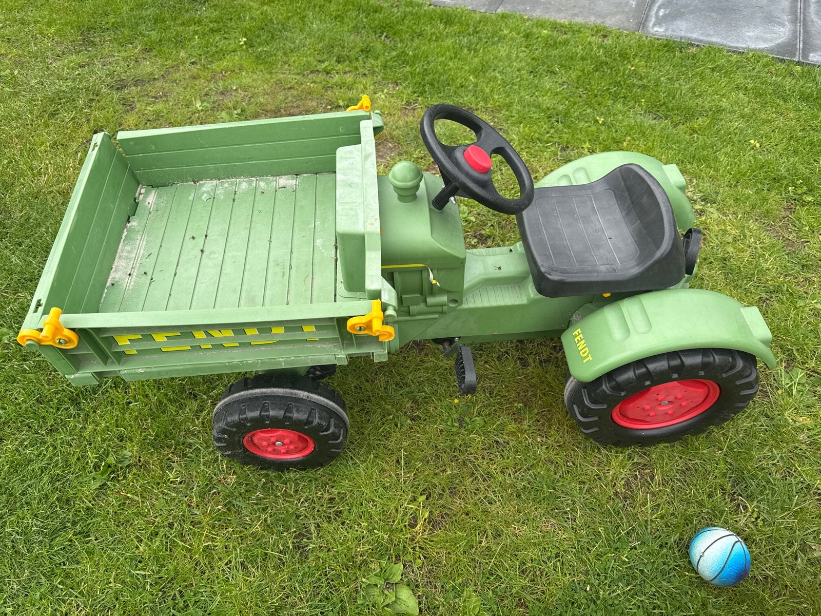 Fendt Traptractor - Groen, Kinderen en Baby's, Speelgoed | Buiten | Voertuigen en Loopfietsen, Ophalen, Gebruikt, Trapvoertuig