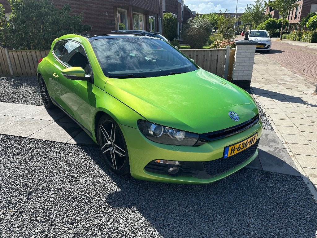 Volkswagen Scirocco 2.0 TSI DSG 2010 Groen, Auto's, Volkswagen, Euro 5, Zwart, 4 cilinders, 1984 cc