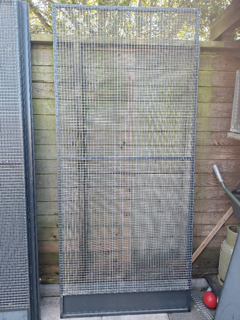Voliere panelen, Ophalen, Gebruikt, Aluminium, Volière