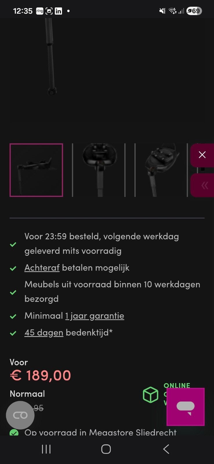 Nieuwe Nuna Isofix 360 Base Next - 2 stuks beschikbaar, Kinderen en Baby's, Ophalen of Verzenden, Nieuw, Overige merken, Isofix