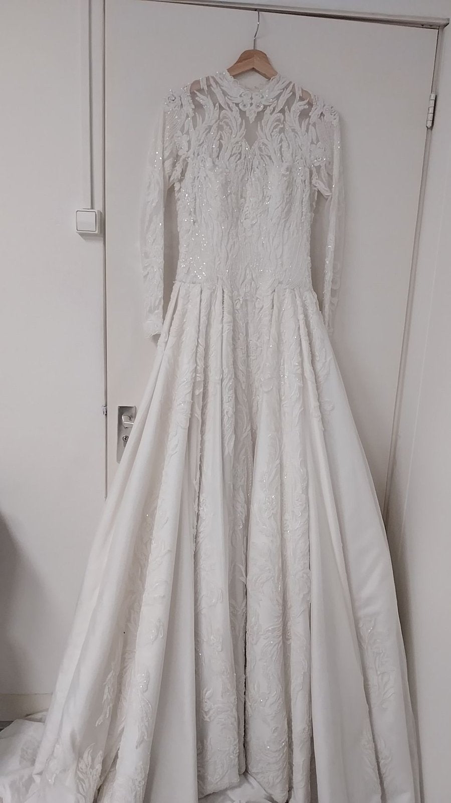 Bruidsjurk trouwjurk mermaid ballroom A line, Kleding | Dames, Ophalen of Verzenden, Zo goed als nieuw, Wit, Trouwjurk