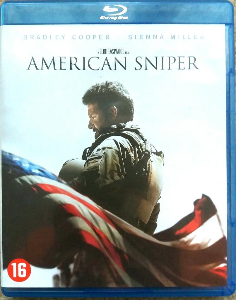 'American Sniper', blu-ray, Ophalen of Verzenden, Zo goed als nieuw, Actie