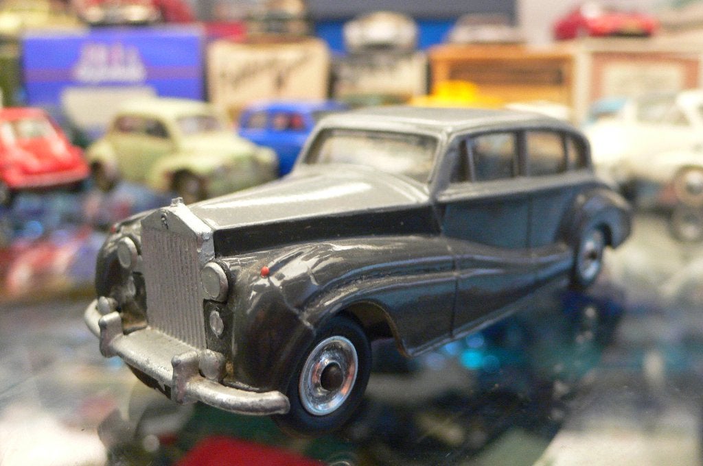 rolls royce silver wraith -dinky toys engeland 1/43-repaint-, Verzenden, Gebruikt, Auto, Dinky Toys
