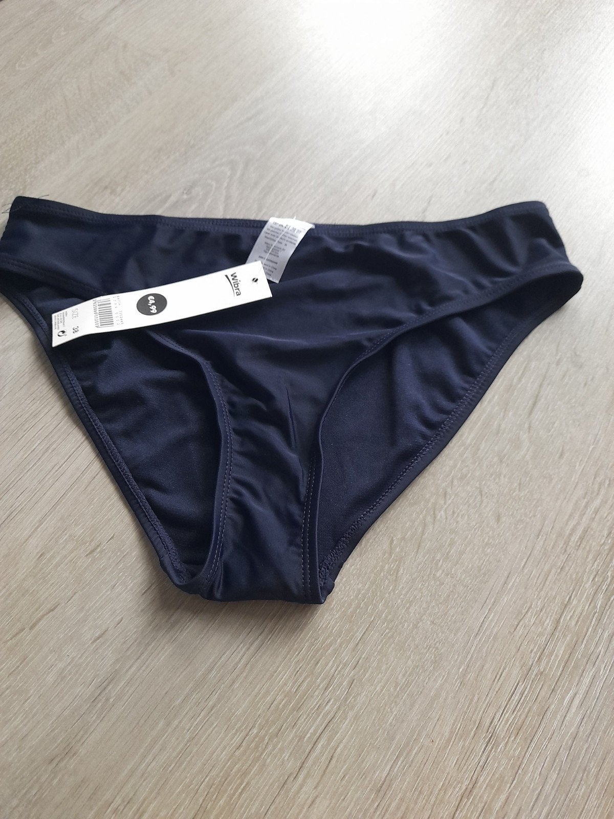 Nieuw donkerblauw bikinibroekje maat 38, Blauw, Nieuw, Ophalen of Verzenden, Bikini
