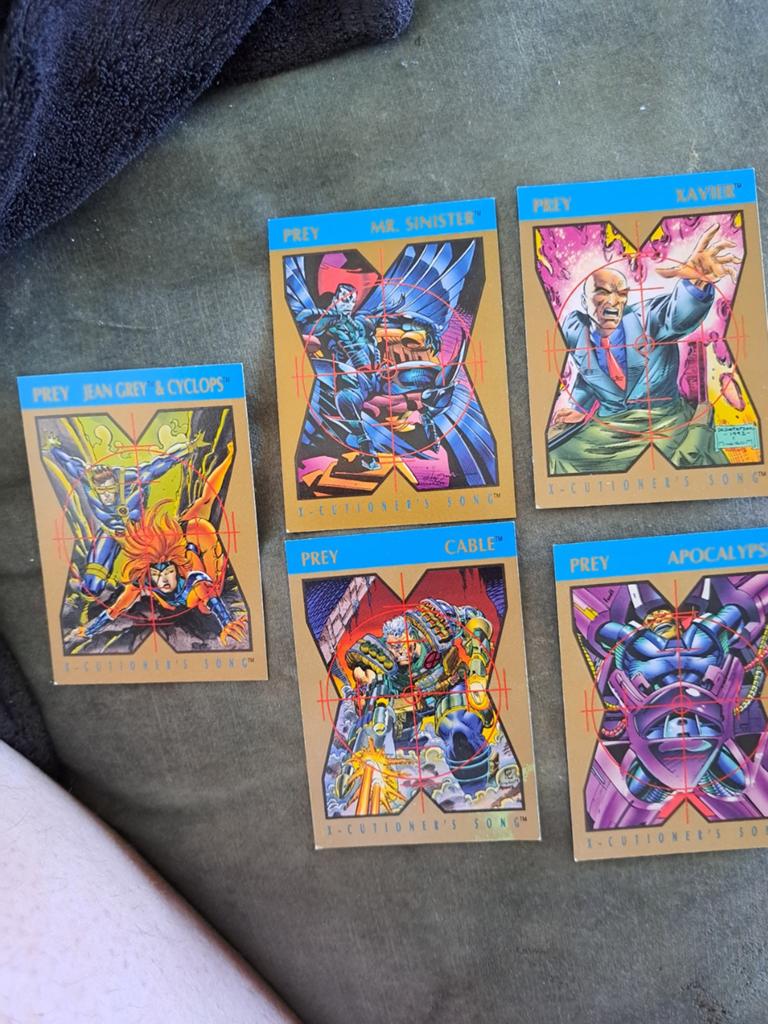 X-Men '92 Skybox trading cards - Stryfe's Strike File, Verzamelen, Ophalen of Verzenden, Gebruikt