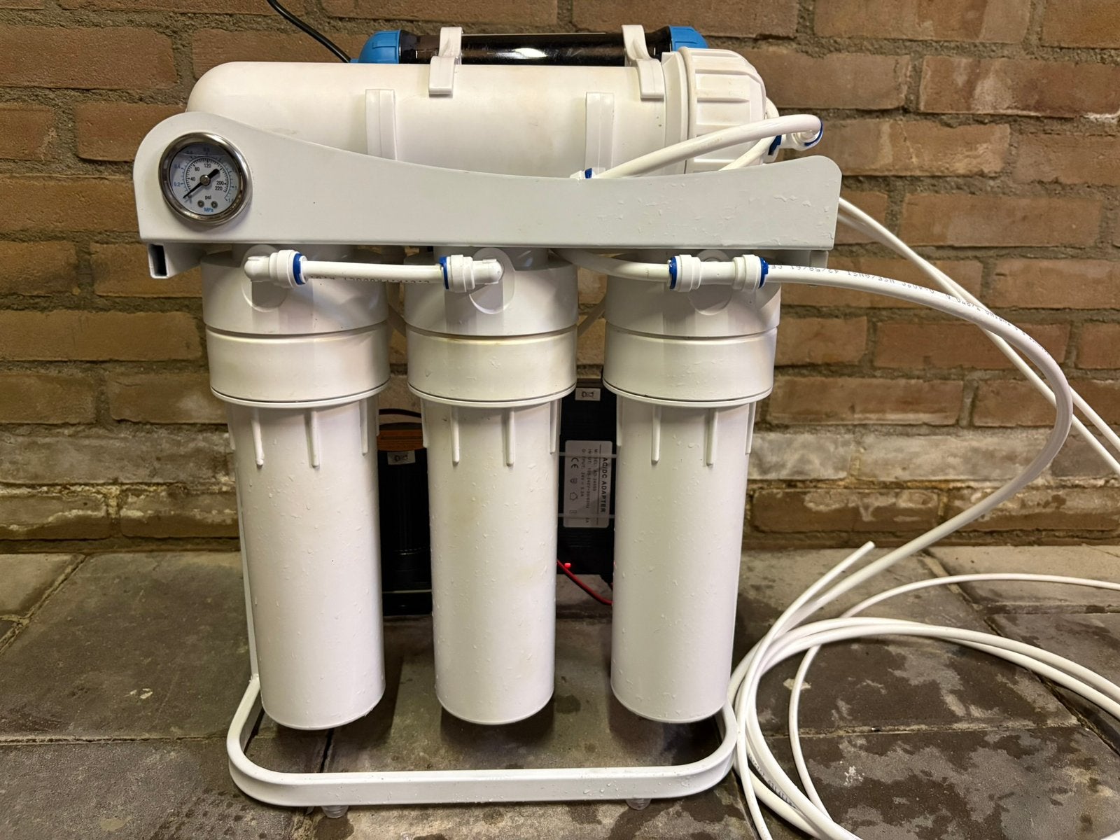 Osmose filter voor het ramenwassen, Ophalen