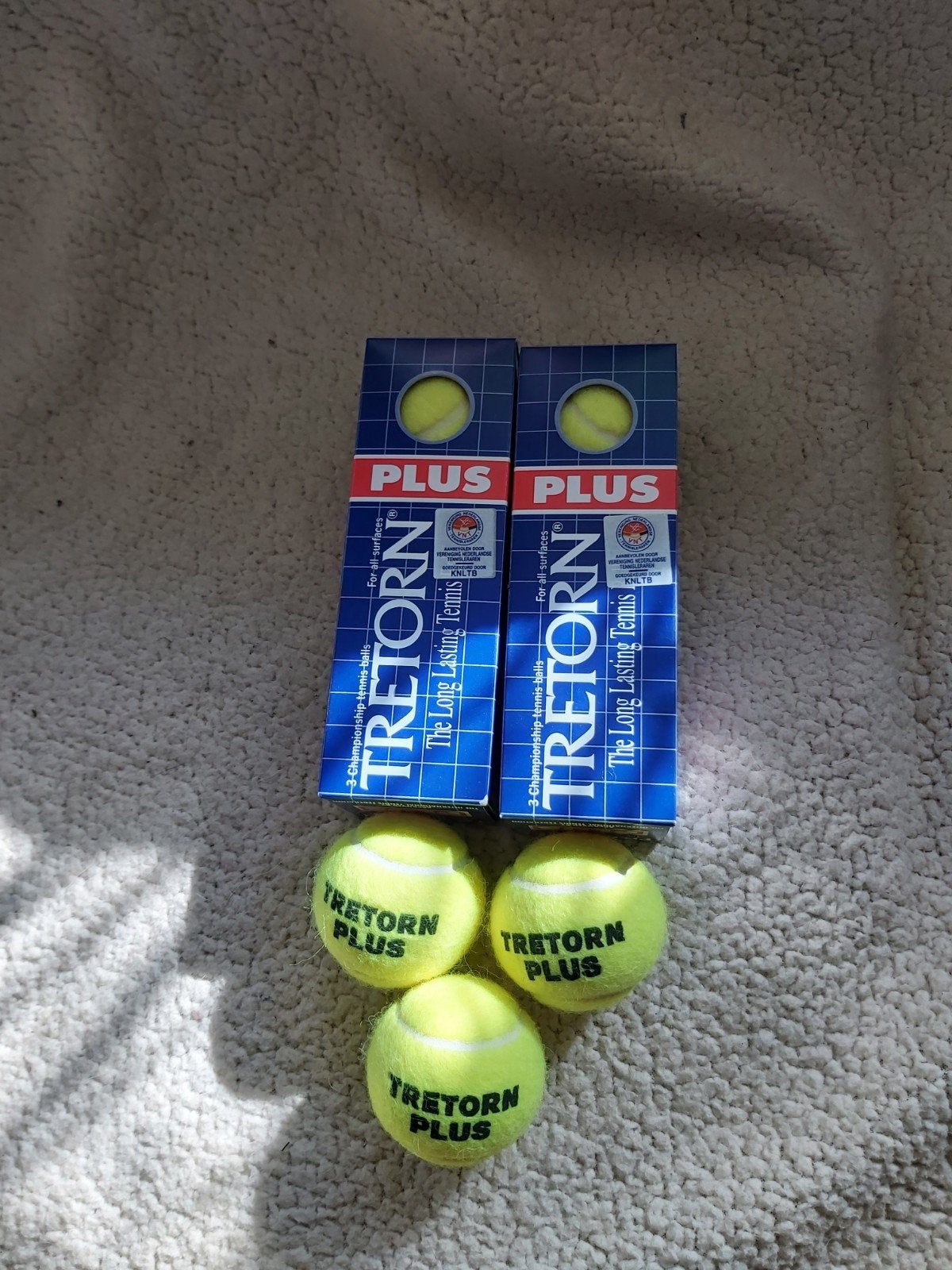 Tretorn Plus tennisballen - Nieuw in verpakking, Ophalen of Verzenden, Nieuw, Ballen, Overige merken
