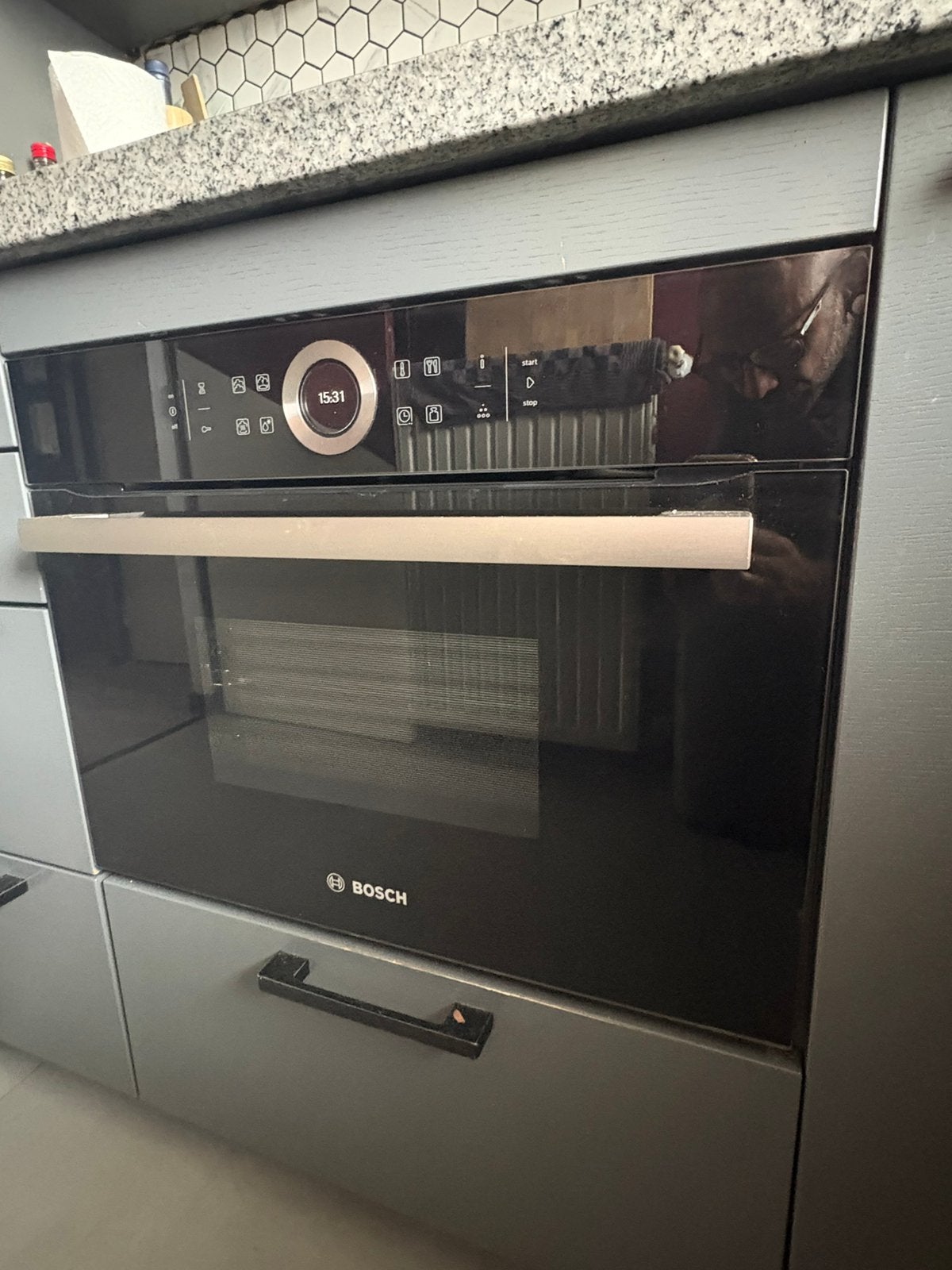 Bosch stoomoven, Witgoed en Apparatuur, Ovens, Ophalen, Zo goed als nieuw