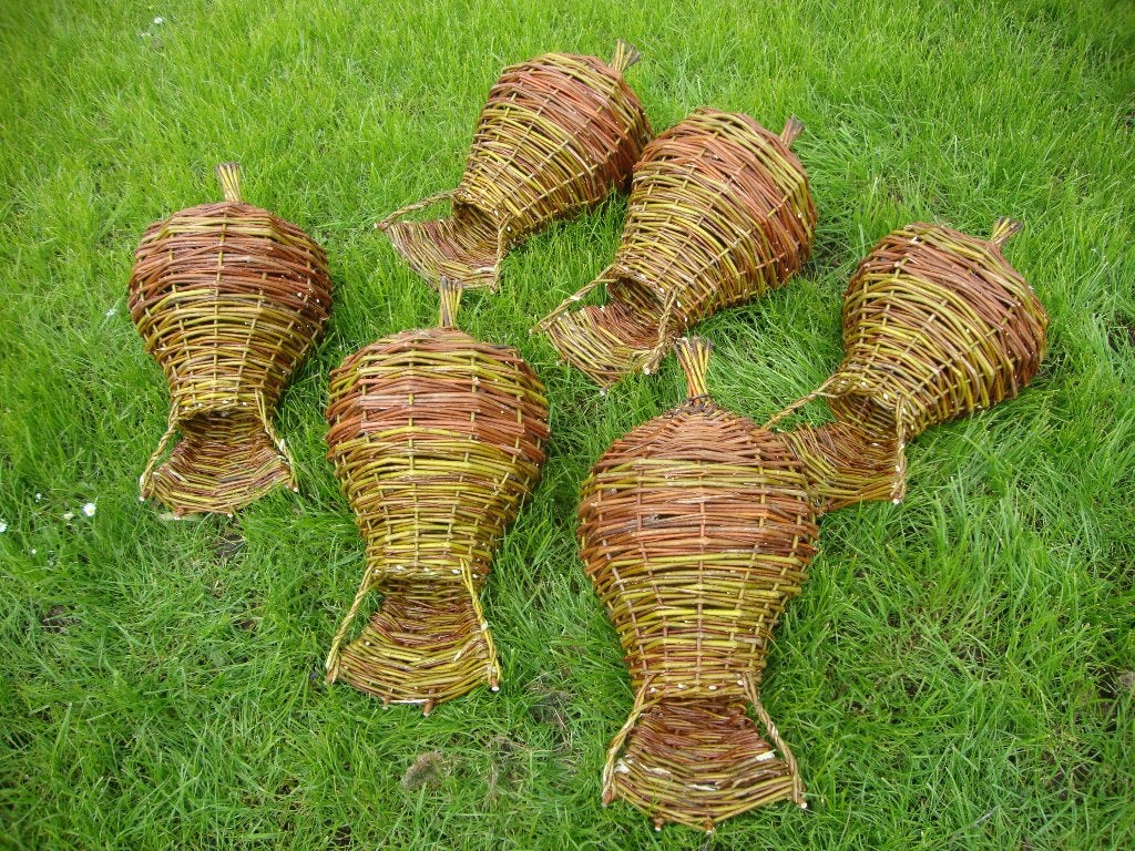 < Van Teen Gevlochten Eendenkorven Te Koop Eendenkorf >, Ophalen of Verzenden, Nieuw, Hout, Vogelkooi