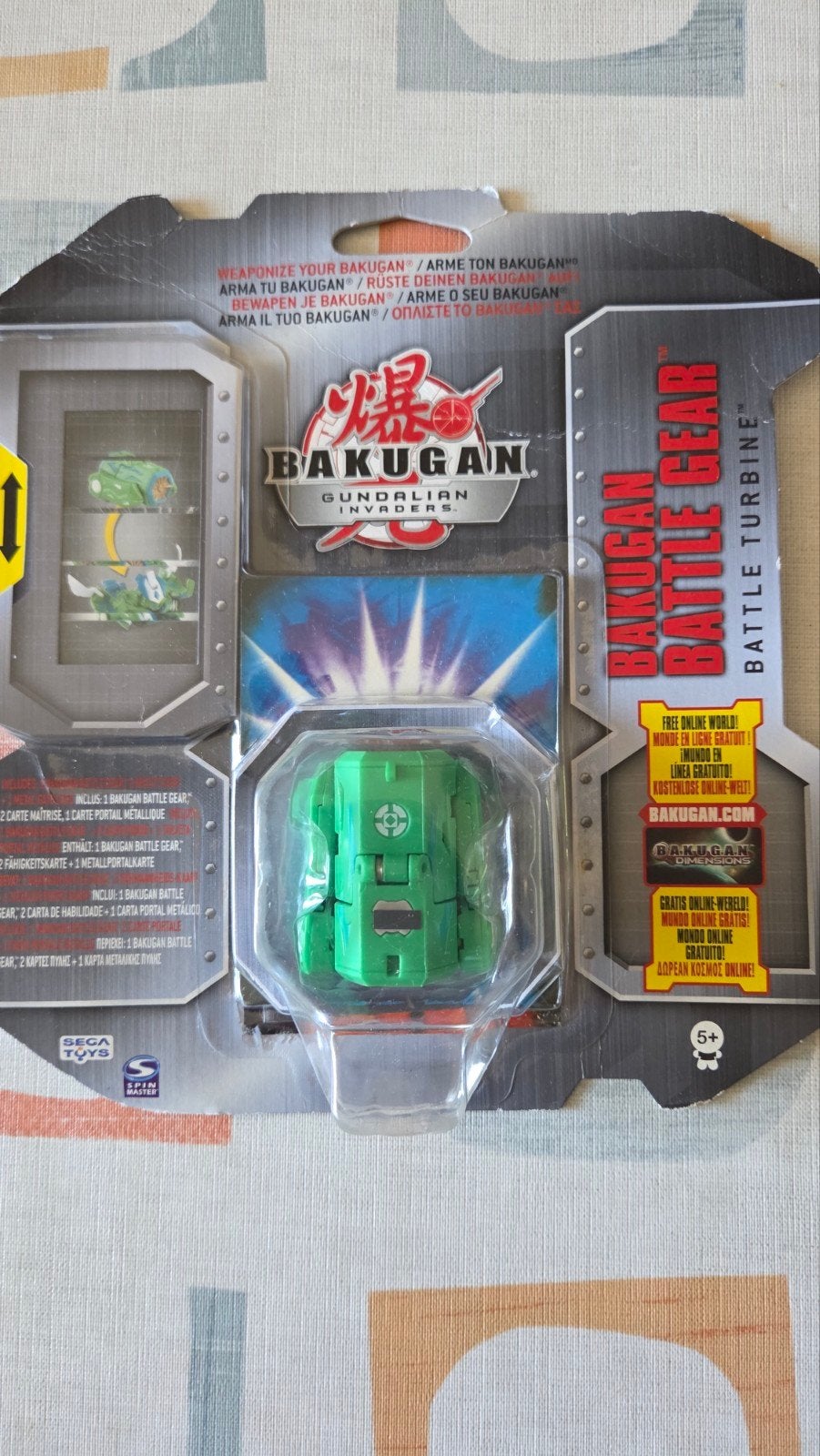 Bakugan Battle Gear Turbine Gundalian Invaders Nieuw, Kinderen en Baby's, Speelgoed | Actiefiguren, Ophalen of Verzenden, Nieuw