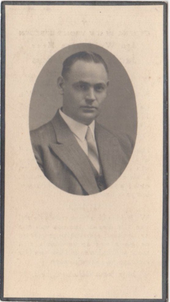 Jacobus H. van Haperen 1893 Nijmegen + 1940 Venray, 46 jaar, Ophalen of Verzenden