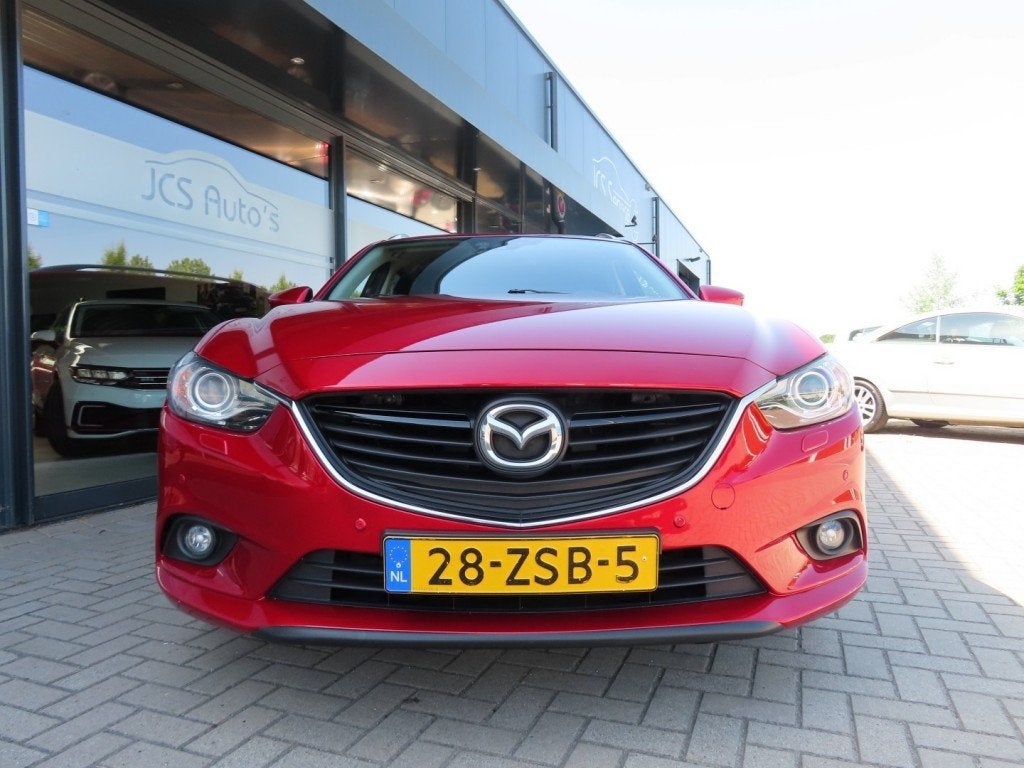 Mazda 6 2.0 TS+ Lease Pack Ecc Navi 2x Pdc Trekhaak 2013, Auto's, Mazda, Voorwielaandrijving, Navigatiesysteem, 680 kg, Origineel Nederlands