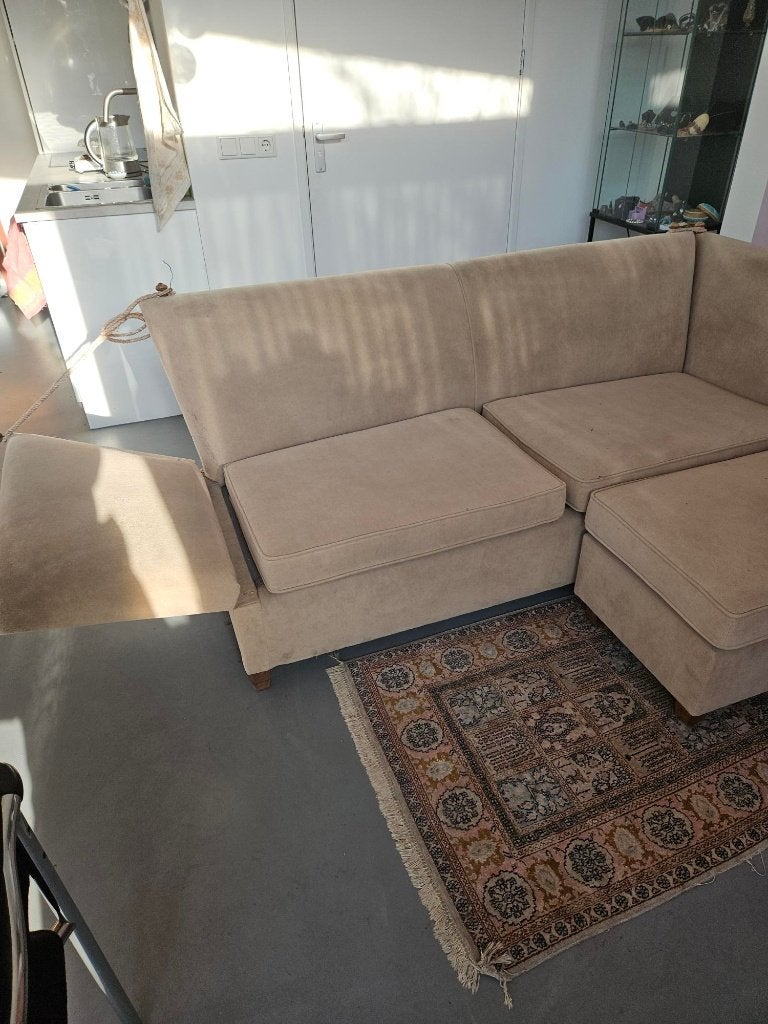 Bijzondere zitbank Art Deco jaren '20-'30, Gebruikt, Art deco, Driepersoons, 75 tot 100 cm