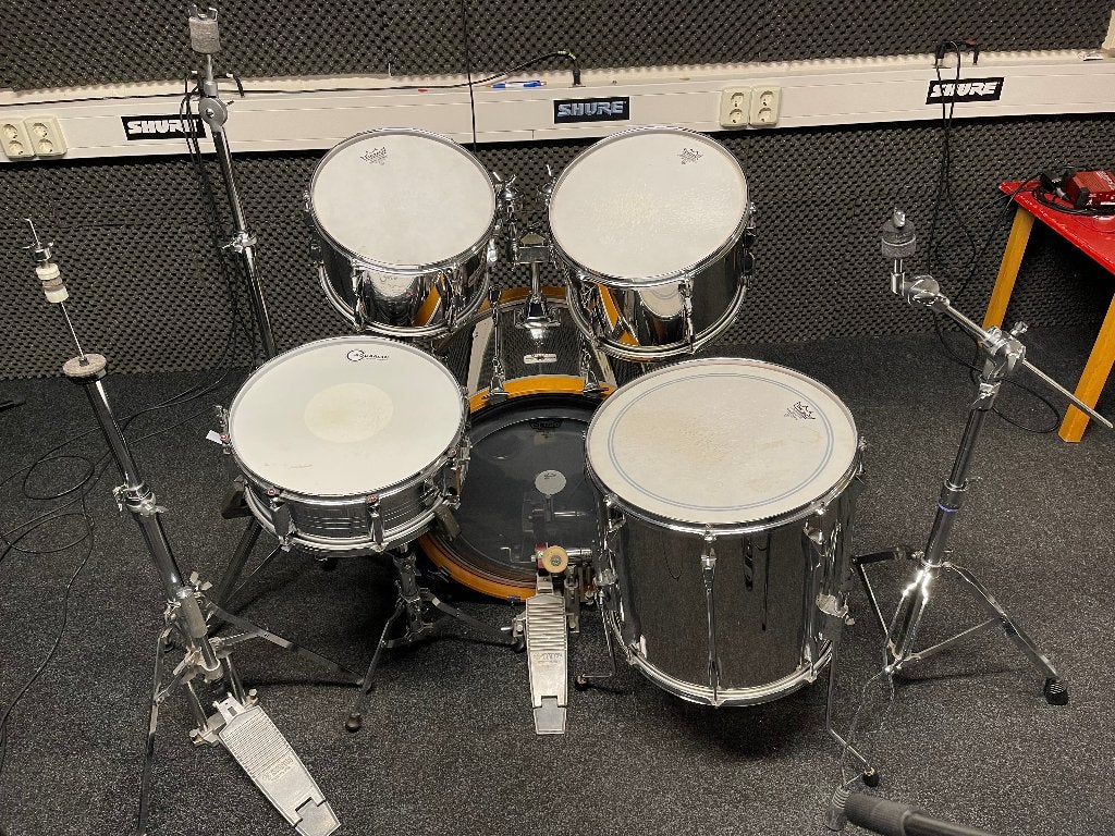Zeldzame Yamaha YD-9222WT Chrome Drumkit 1979 Compleet, Muziek en Instrumenten, Ophalen, Gebruikt, Yamaha