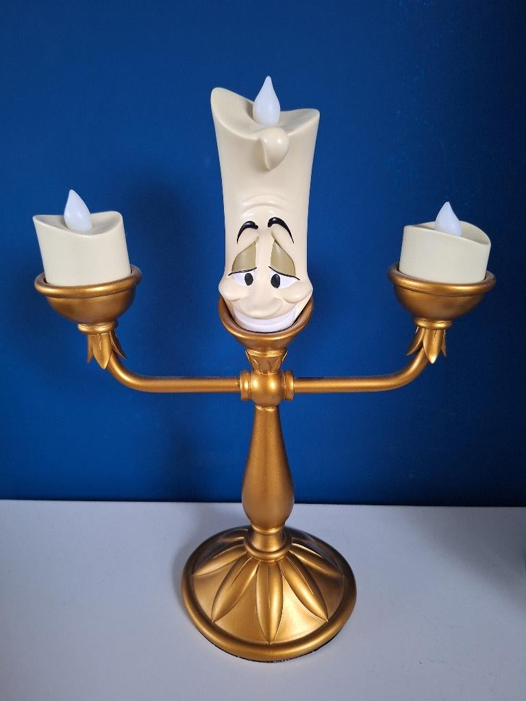 Te koop lumiere uit belle en het beest, Verzamelen, Disney, Ophalen of Verzenden, Assepoester of Belle, Zo goed als nieuw, Beeldje of Figuurtje