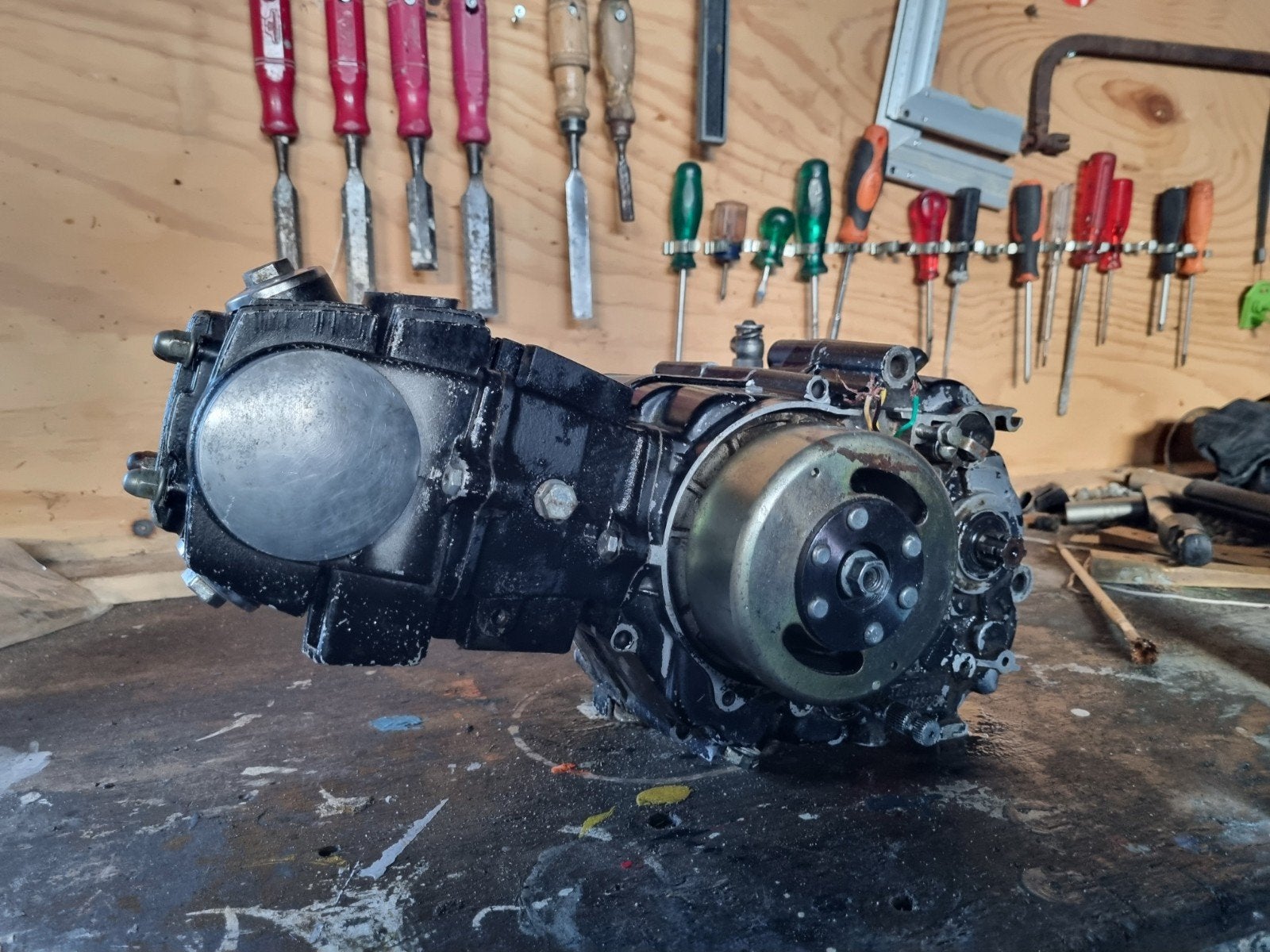 125cc 4-takt Pitbike Motor, Ophalen of Verzenden, Gereviseerd