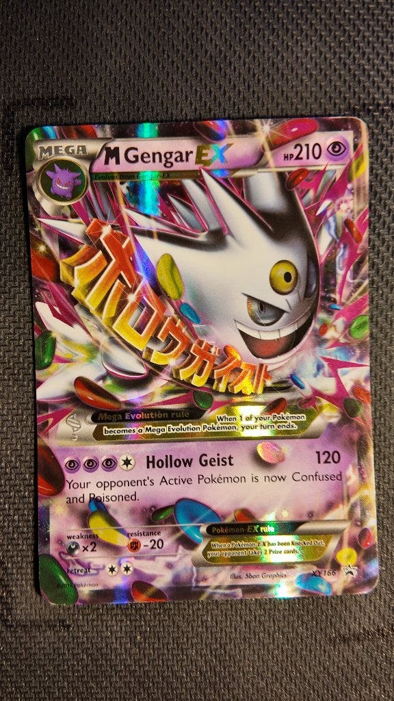 M Gengar-EX XY166 XY Black Star Promos | Pokemon kaart, Ophalen, Zo goed als nieuw, Losse kaart, Foil