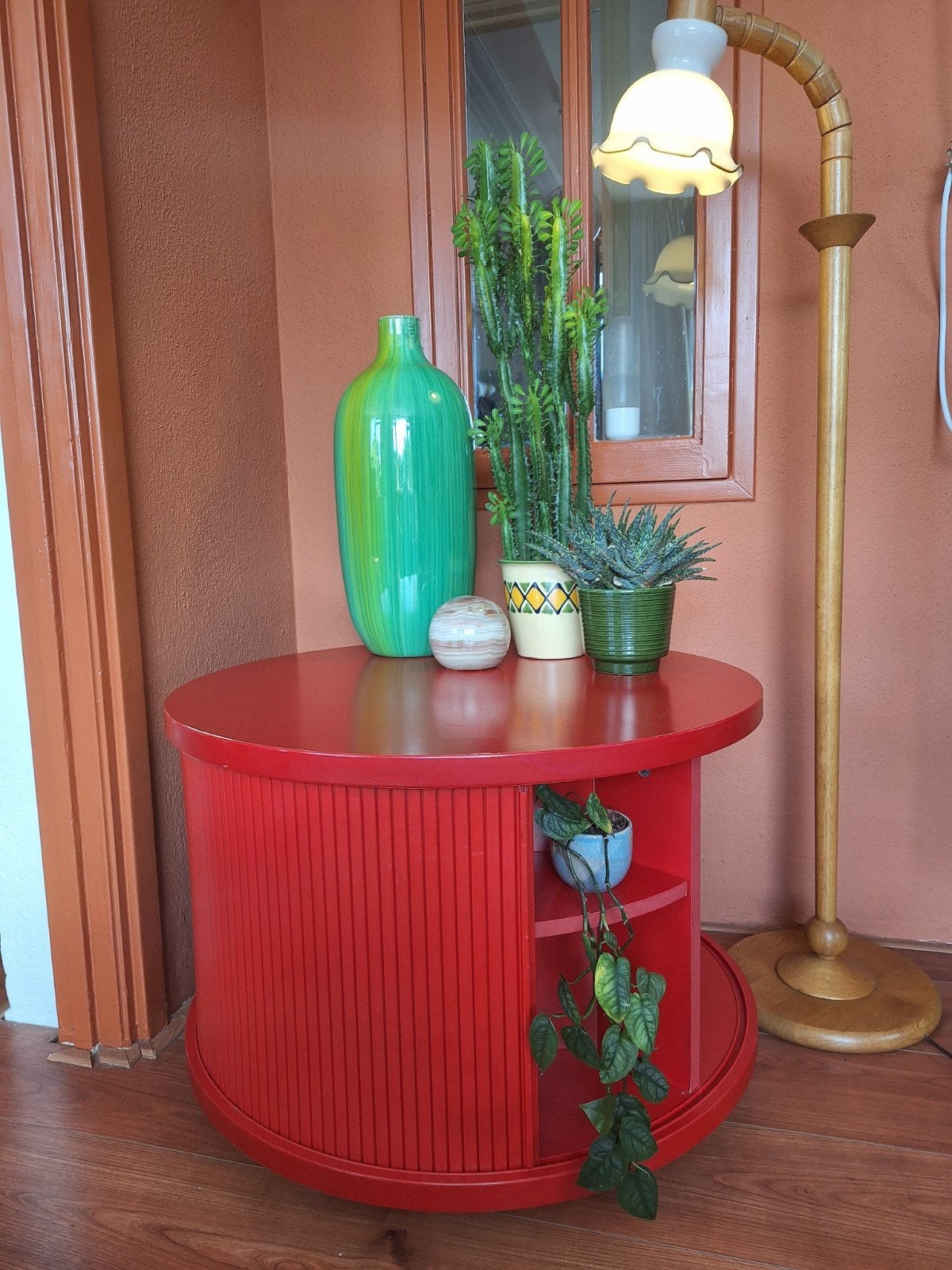 Ikea vintage kallax tafel, Ophalen, Gebruikt