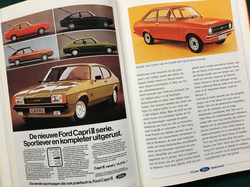 75 jaar Ford in Nederland 1924 - 1999, Ophalen of Verzenden, Zo goed als nieuw, Ford