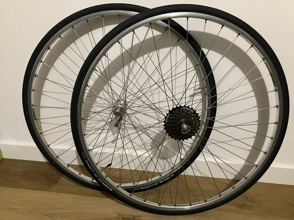Vintage MAVIC MA2 wielset-SHIMANO DURA-ACE naven, Ophalen of Verzenden, Gebruikt