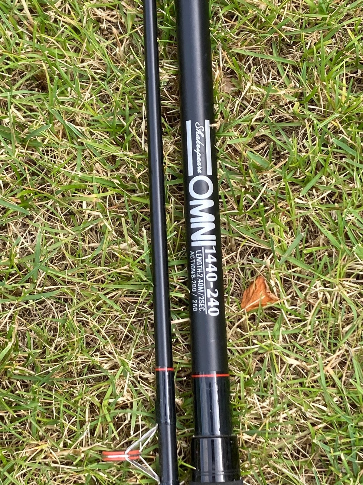 Shakespeare OMNI 1440-240 Werphengel - 2-delig, Watersport en Boten, Ophalen, Gebruikt, Werphengel