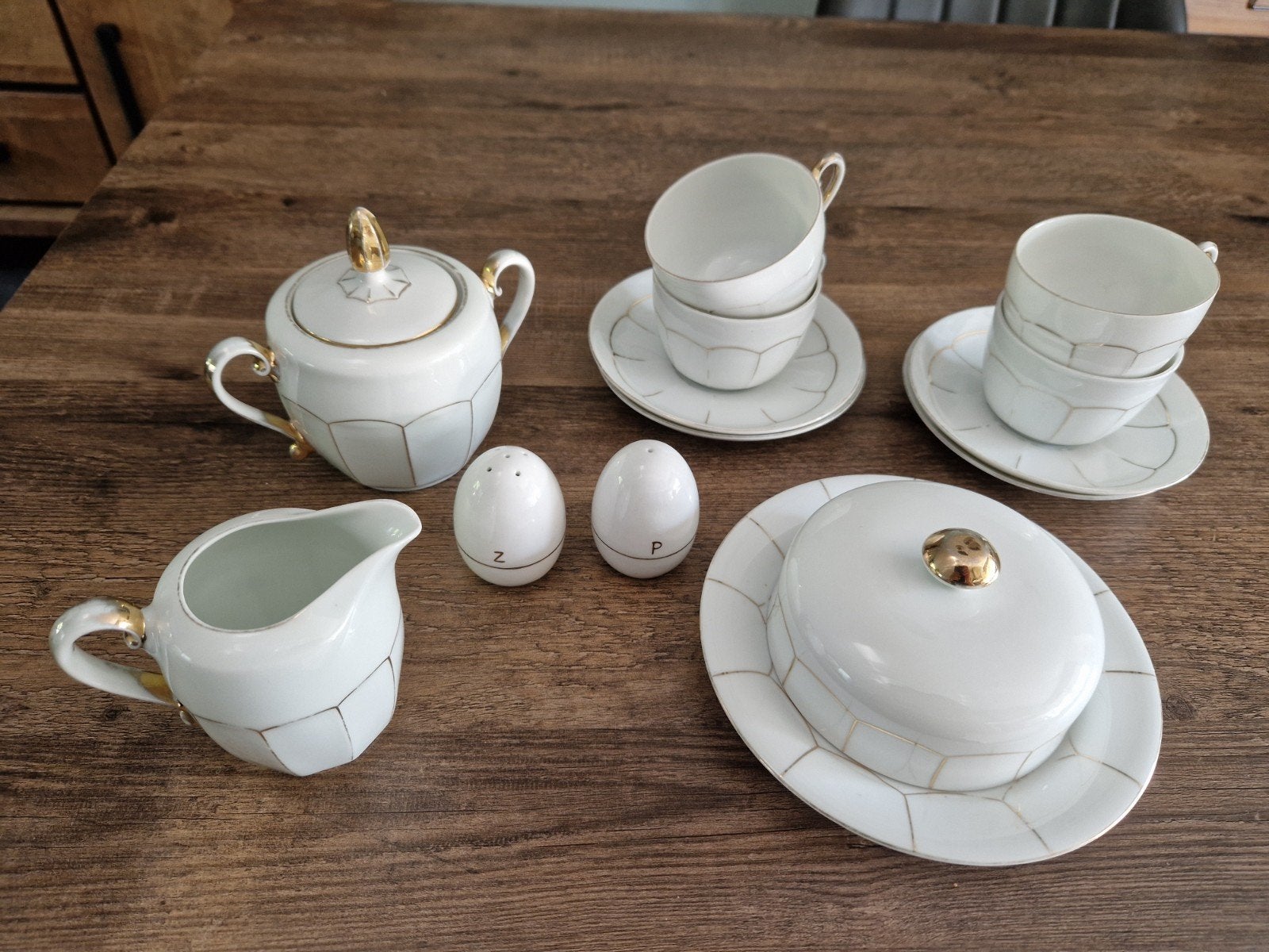 Victoria China Tsjechoslowakije Servies Set, Ophalen