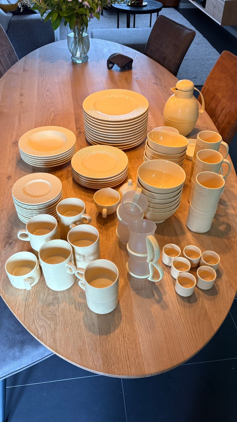 Servies set, Ophalen, Zo goed als nieuw, Modern, Aardewerk