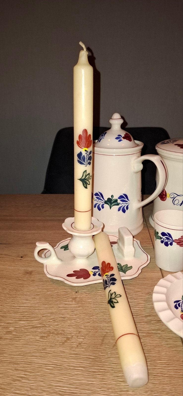 Allerlei Boerenbont servies en decoratie, Gebruikt, Overige merken, Keramiek, Landelijk/Boerenbont
