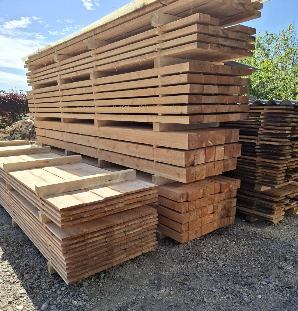 Douglas, palen, balken, planken, Doe-het-zelf en Verbouw, Hout en Planken, Nieuw, Ophalen of Verzenden, Balk, Overige houtsoorten