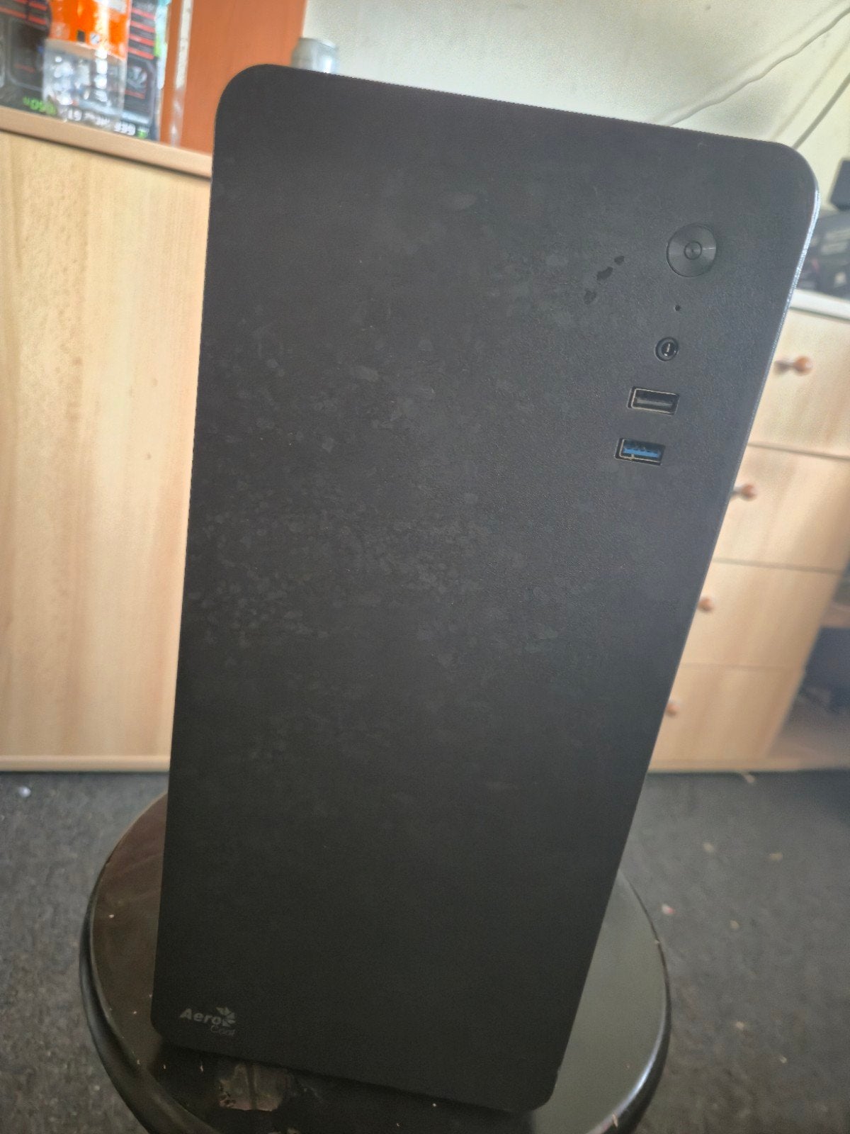 Aerocool CS-110 PC-behuizing - Zwart, perfect als HTPC, Computers en Software, Ophalen of Verzenden, Gebruikt