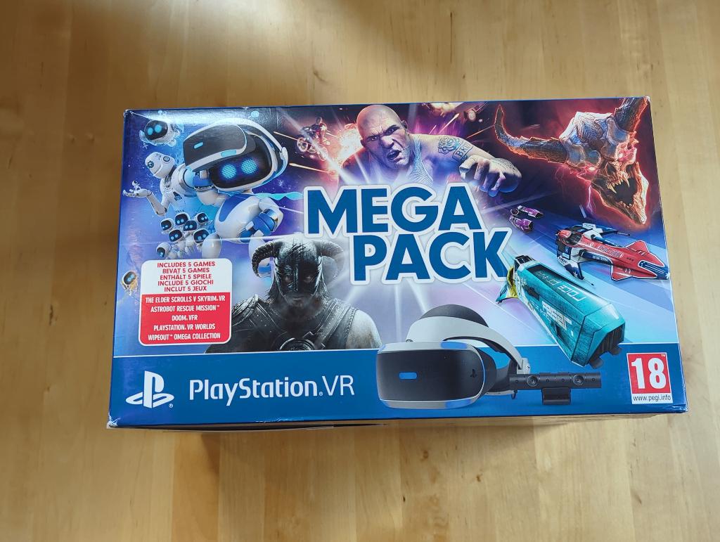 Playstation VR (PSVR 1/CUH-ZVR2) Mega Pack in originele doos, Ophalen of Verzenden, Gebruikt, VR-bril, Sony PlayStation