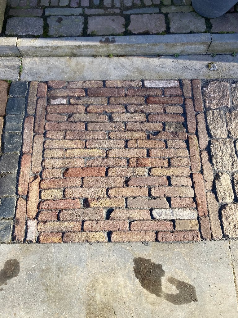 ACTIE: OUD GEBAKKEN KLINKERS WAALFORMAAT / GEZAAGDE WAALTJES, Tuin en Terras, Gebruikt, Keramiek, Klinkers, Ophalen of Verzenden