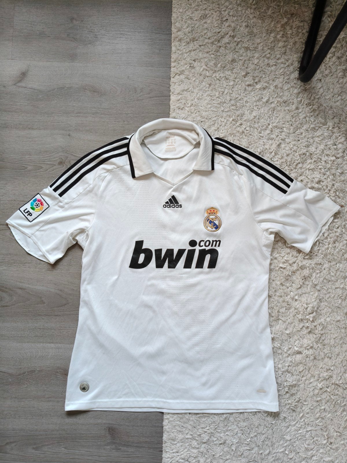 Origineel Real Madrid Thuisshirt 2008/2009 - Adidas - Maat L, Maat L, Ophalen of Verzenden, Zo goed als nieuw, Shirt