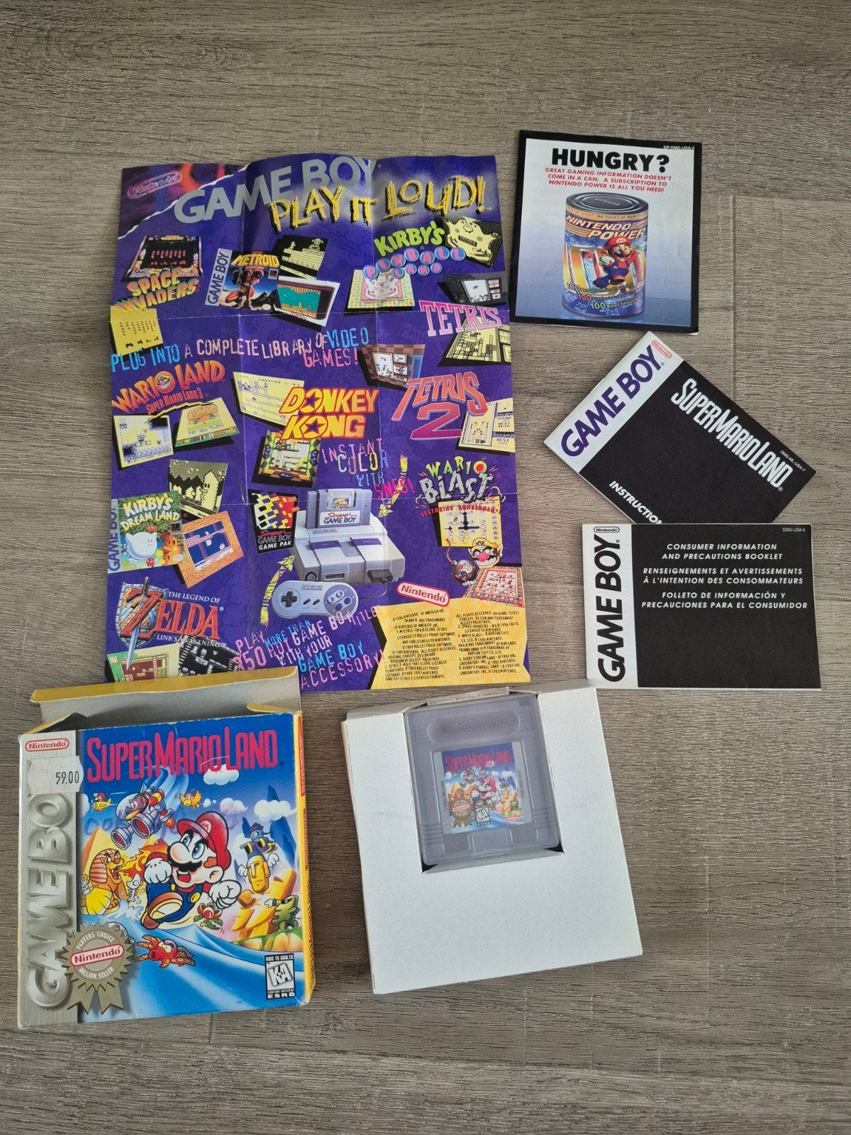 super mario land gameboy, Avontuur en Actie, 1 speler, Ophalen of Verzenden, Zo goed als nieuw