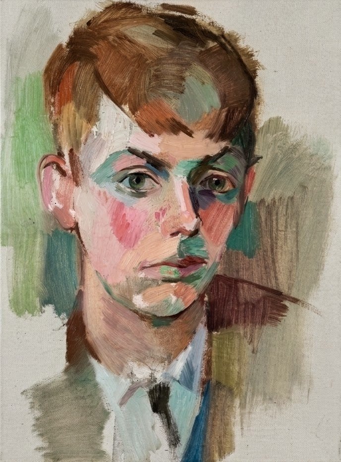 Titel: Portret van een jonge man / Jongensportret, Ophalen of Verzenden